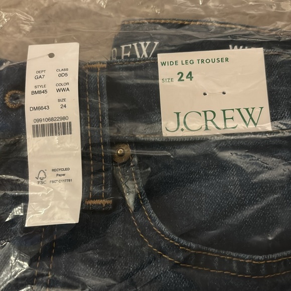 NWT Wide-Legged J.Crew Trouser - Picture 6 of 6